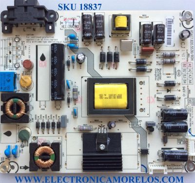 FUENTE DE PODER PARA TV HISENSE / NUMERO DE PARTE 168917 / RSAG7.820.5536/ROH / HLL-2642WJ / CQC03001003024 / PANEL HD315DH-F11/S1 / MODELOS 32K20D / 32K21D